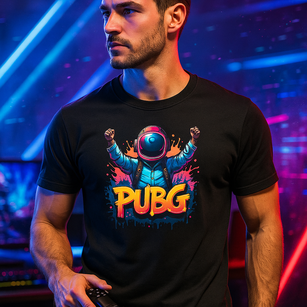 Winner Winner Chicken Dinner – PUBG Gaming Graphic T-Shirt