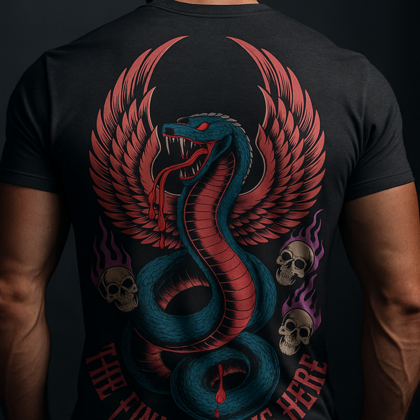 Dragon Spirit – Bold Mythical Back Print Tee