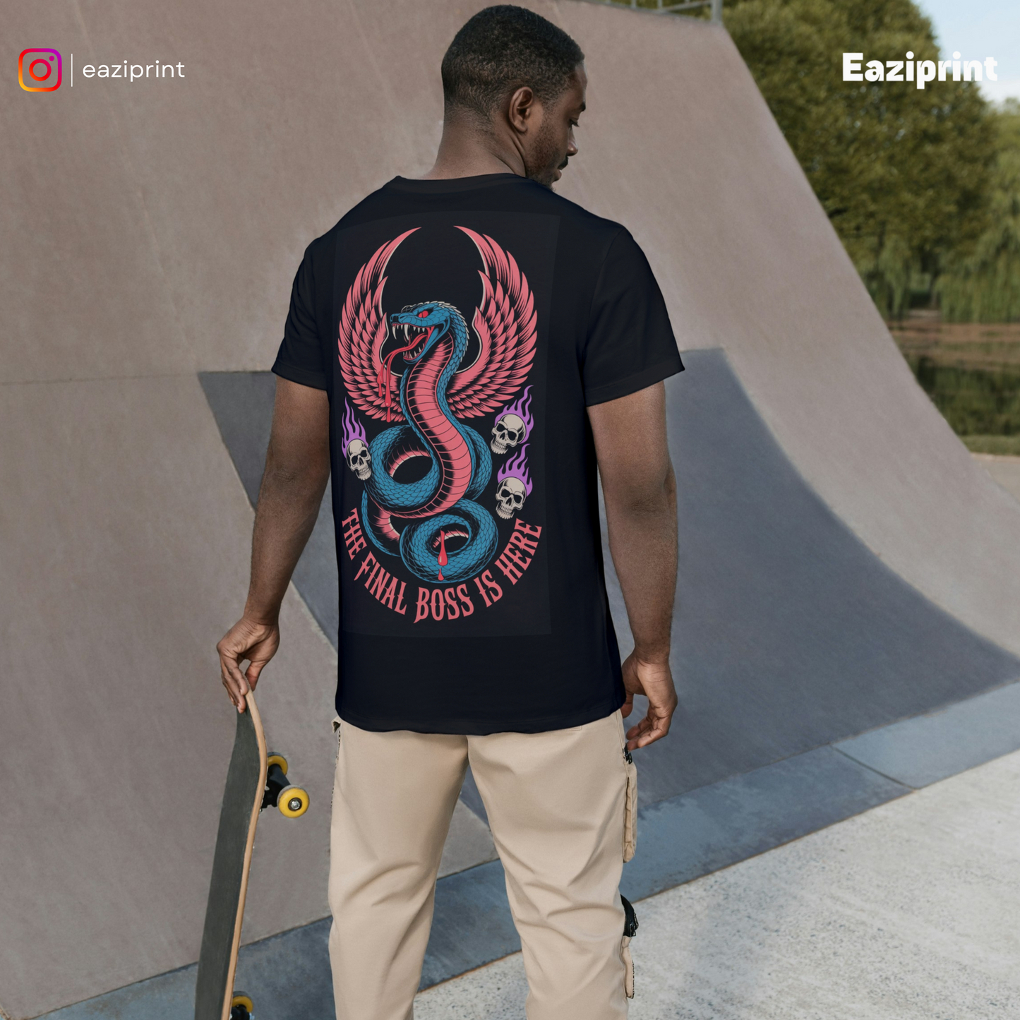 Dragon Spirit – Bold Mythical Back Print Tee