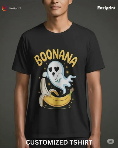 BooNana – Funny Black T-Shirt for Halloween & Banana Lovers